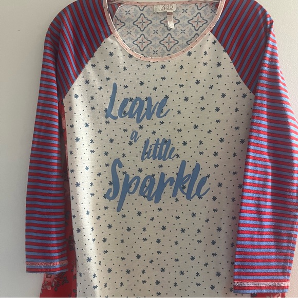MATILDA JANE Leave A Little Sparkle Pajama Top - Picture 5 of 13